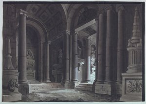 Diseño escénico, Sala Sepulcral de Unknown artist