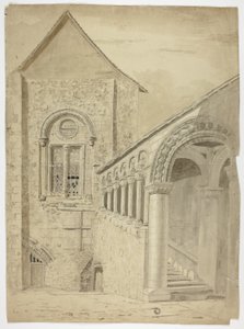 Escalera...Green Court, Canterbury de Unknown artist