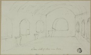 Baños de vapor de Nerón cerca de Baiae de Unknown artist
