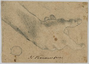 Estudio: Una mano derecha de Unknown artist