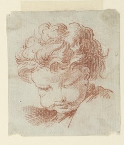 Estudio de cabeza de niño de Unknown artist