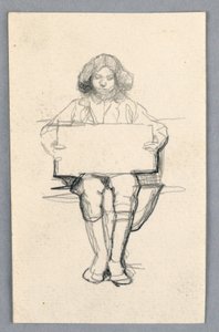 Estudio de un niño de Unknown artist
