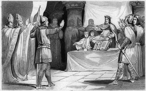 Sucesión de Luis I el Piadoso o el Bonachón, 816: el emperador de Occidente de Unknown artist