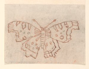 Diseño textil: Una mariposa de Unknown artist
