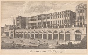Los edificios Adelphi de Unknown artist