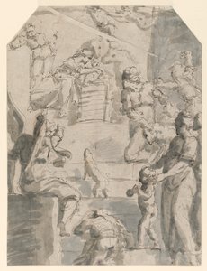La adoración de los pastores de Unknown artist