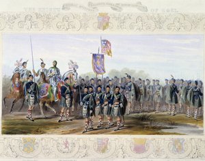 El ejército de Gales - en “Caballero de Inglaterra” por J. Whatman, ed. T. M
