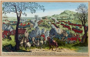 La Batalla de Culloden 16 de abril de 1746 de Unknown artist