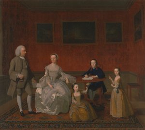 La familia Buckley-Boar de Unknown artist