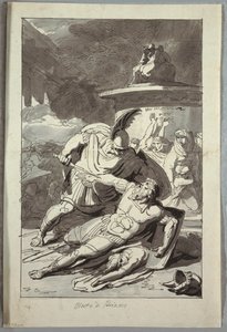 La muerte de Príamo de Unknown artist
