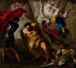 La muerte de Sansón