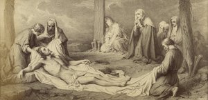 [La Deposición desde la Cruz por Paul Delaroche] de Unknown artist
