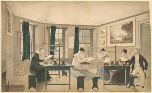 La clase de dibujo de Unknown artist