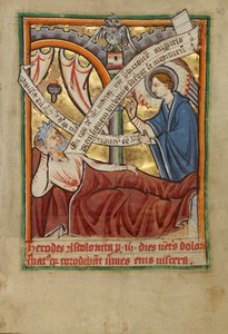 El sueño de José/El ángel que se aparece a Herodes de Unknown artist