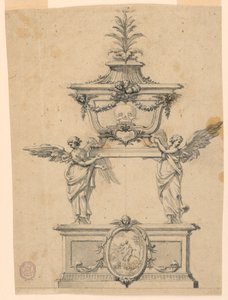 La Elevación de una Reliquia de un Cráneo de Unknown artist