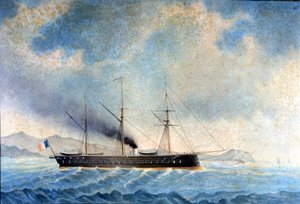 La Fragata Gloria. 1859. de Unknown artist