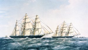 La Gran Carrera de Clíperes de 1866 entre el 