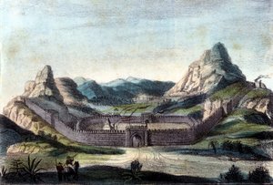 La Gran Muralla China. Grabado del siglo XIX