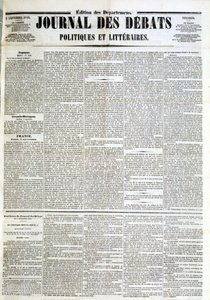 El Diario de Debates del 05/09/1845