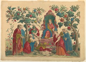 El juicio de Salomón de Unknown artist