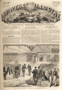 La visita del rey de Holanda a Compiègne 1861 - Guillermo III (1772-1849) de Unknown artist