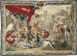 La masacre de Jerusalén, de La historia de Tito y Vespasiano de Unknown artist