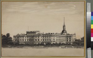 El Palacio Mijail en San Petersburgo de Unknown artist