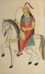 El motín de la heroína Rani Lakshmi Bai de Jhansi de Unknown artist