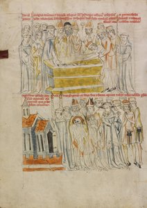 Apertura de la tumba de Santa Eduviges; Traducción de las reliquias de Santa Eduviges de Unknown artist