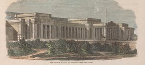 La estación de ferrocarril de Cawnpore de Unknown artist