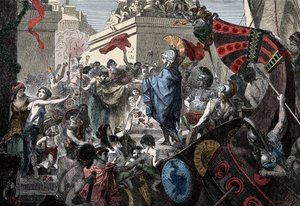 El regreso de Alcibíades a Atenas