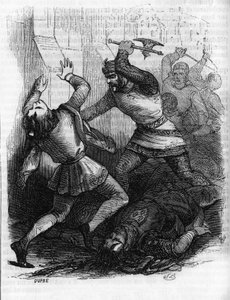 Las Vísperas Sicilianas (Vespri Siciliani), revuelta popular de la isla de Sicilia contra la dominación feudal del rey francés Carlos de Anjou, ocurrida en Palermo y Corleone, 31 de marzo de Unknown artist