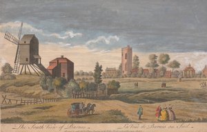 Vista sur de Barnes de Unknown artist