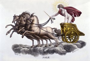 El Sol. Grabado del siglo XIX de Unknown artist