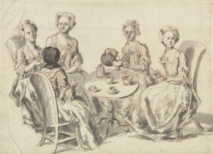 El Tea Party de Unknown artist