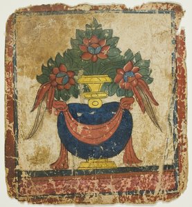 El jarrón del tesoro (Bumpa), de un juego de cartas de iniciación (Tsakali) de Unknown artist