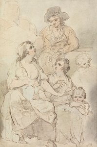 La familia virtuosa de Unknown artist