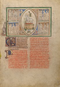 La visión del Cordero en medio de los cuatro seres vivientes y los veinticuatro ancianos de Unknown artist