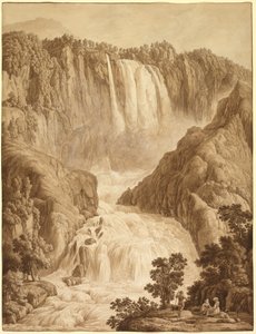 The Waterfall of Marmore at Terni de Unknown artist