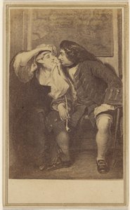 La viuda y el tío Toby. [copia de un aguatinta] de Unknown artist