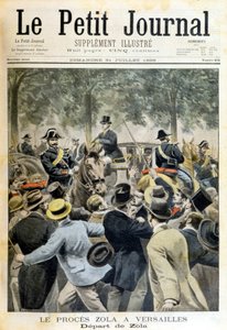 El juicio de Zola en Versalles - en “Le Petite Journal” del 31/07/1898 de Unknown artist