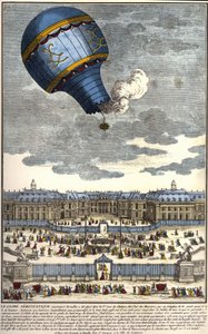 El globo aerostático construido en Versalles en 1783.