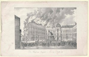 El incendio de la Plaza de José a Viena