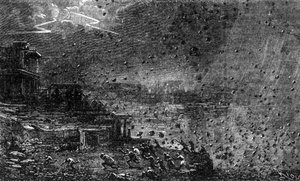 La destrucción de Pompeya en el 79 de Unknown artist