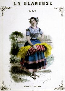 La gleaneuse, vals para piano.