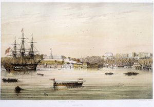 El puerto o Almirantazgo de Estambul en el siglo XIX de Unknown artist