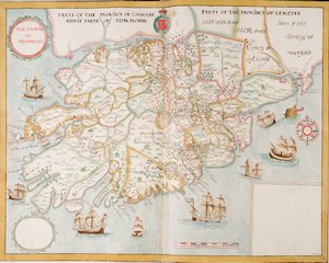 La provincia de Munster, Irlanda, c.1595 (manuscrito)