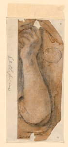 El antebrazo levantado de una mujer de Unknown artist
