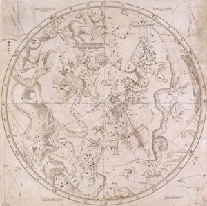 Las ascensiones rectas y declinaciones de las principales estrellas fijas en ambos hemisferios hasta el año 1678 de Unknown artist