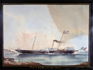 El yate del príncipe Oddone, Duque de Montferrat de Unknown artist